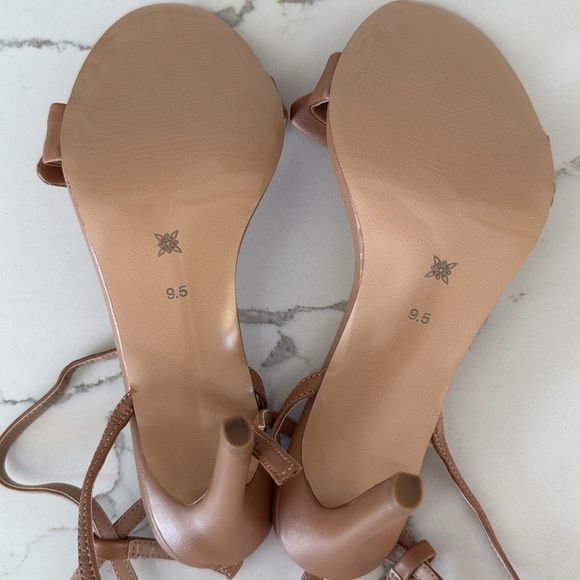 BCBGeneration Women's Jamina Bow Detail Dress Strappy Sandal Tan Color Size 9.5 - Picture 12 of 14